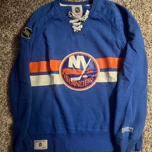 VINTAGE CCM New York Islanders Crew Neck Sweatshirt Size Large